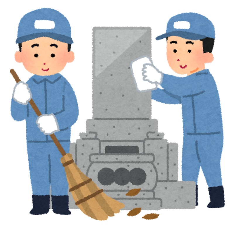 日本全国のお墓参り、清掃代⾏承ります 専門の女性スタッフが代行致しますのでお気軽にお声がけください イメージ1