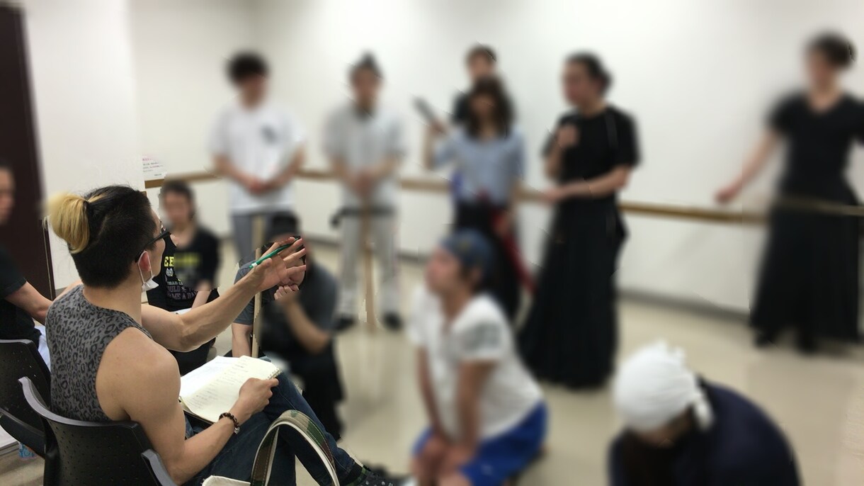 舞台のシーン事の指導します どう良くすればいいかわからない！といった時に イメージ1