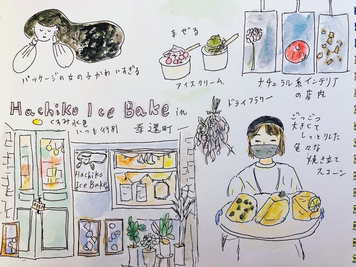 お店のPRイラスト描きます 温かみのある水彩であなたのお店を宣伝しましょう！ イメージ1