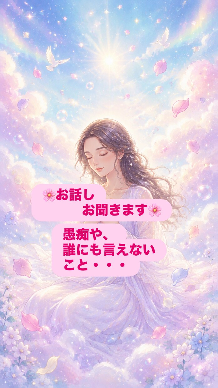 愚痴、ちょっとしたこと何でもお聞きします 「とにかく聞いてほしい」全肯定・癒やし系 イメージ1