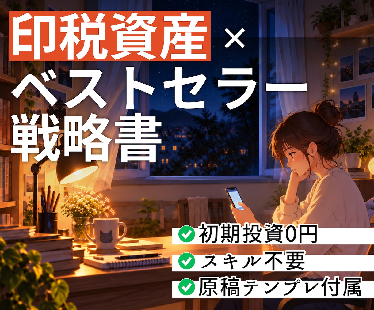 Kindle副業初心者におすすめの戦略おしえます 印税｜ベストセラー｜電子書籍｜在宅｜主婦｜スマホ｜ビジネス イメージ1