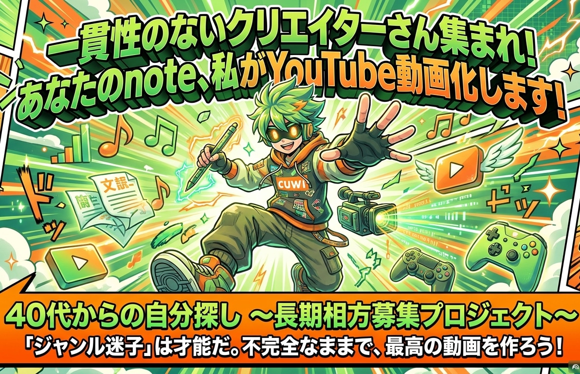 あなたの記事をYouTube動画化ます note・ブログ記事をYouTube動画化するサポート イメージ1