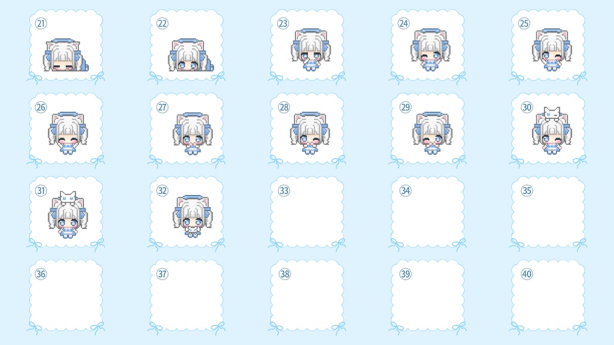 かわいいドット絵を制作します かわいい配信で使えるドット絵制作します イメージ3
