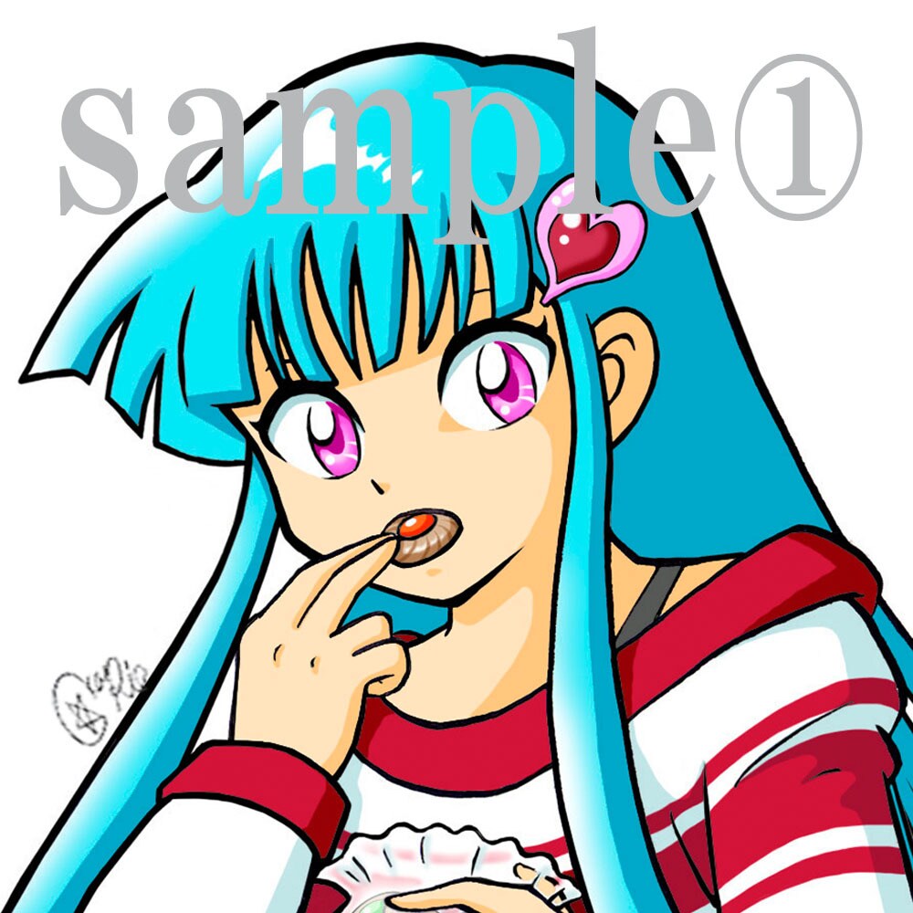 ７頭身アイコン描きます アニメのようなオリジナルキャラをあなたの顔にしませんか？ イメージ1