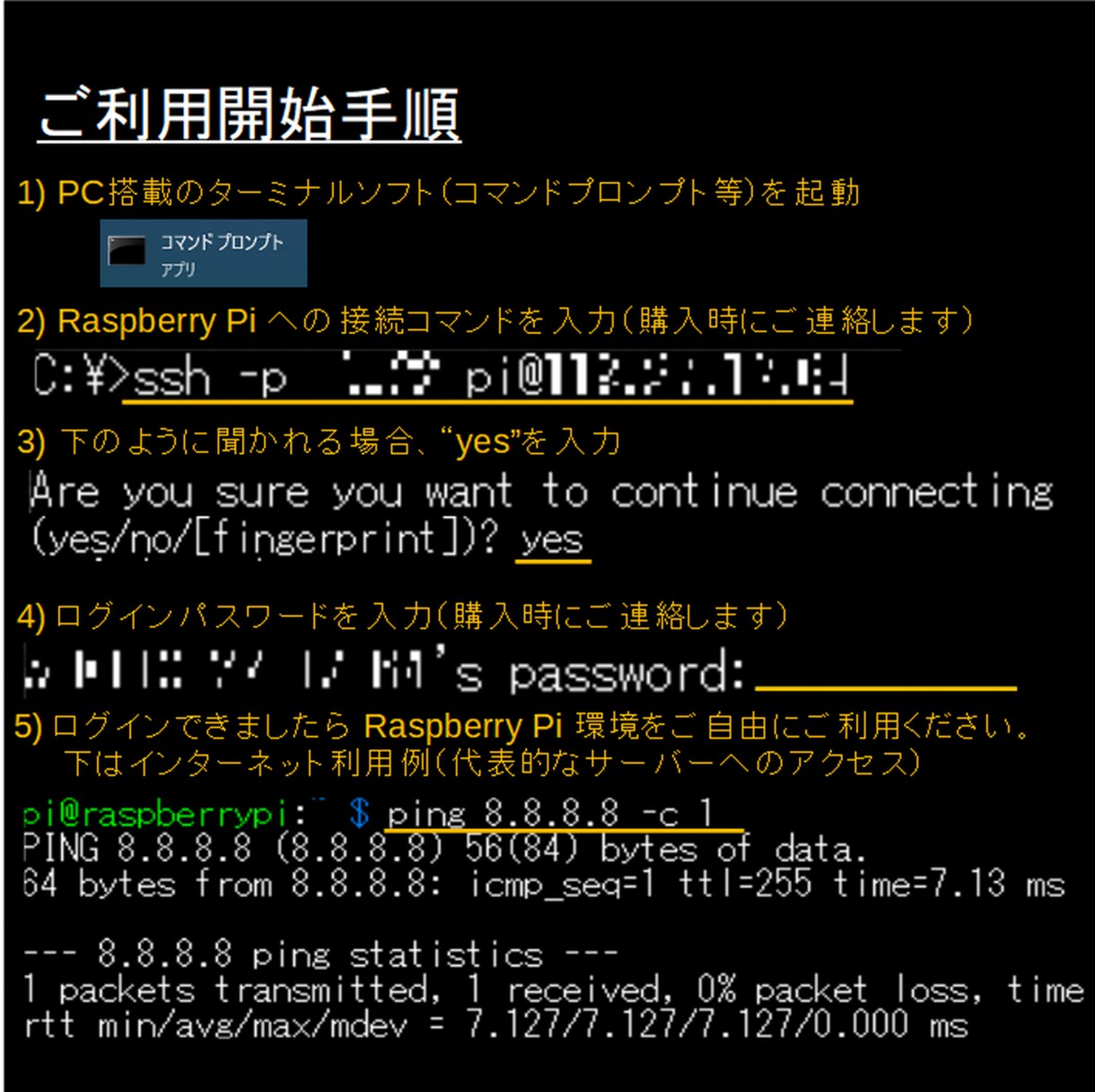 ラズパイの仮想環境（ssh接続）をご提供します 無料サンプルあり！ラズパイ開発を効率化します！ イメージ2