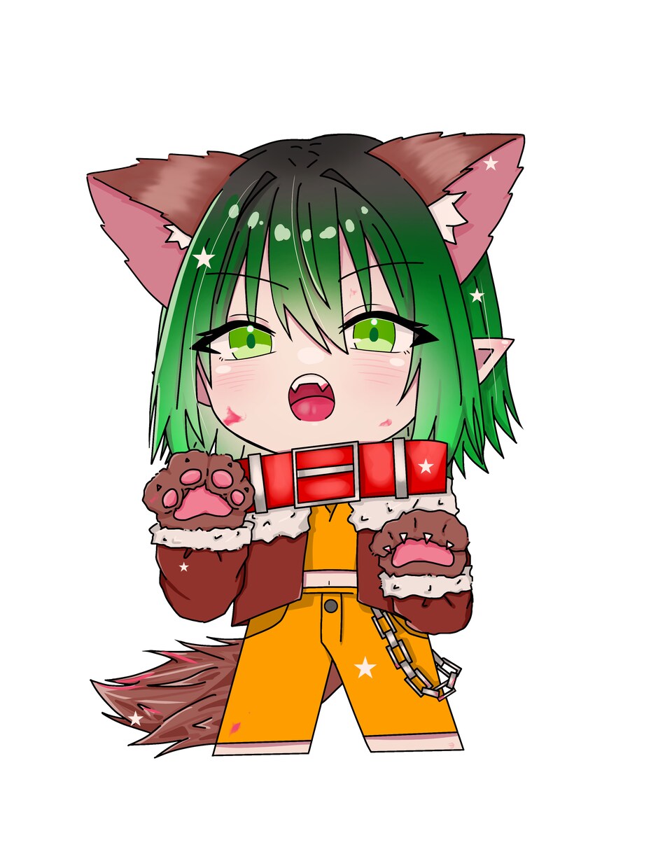 ケモ耳×中性的なかわいいイラスト描きます 中性的で儚い雰囲気が好きな方へ イメージ7