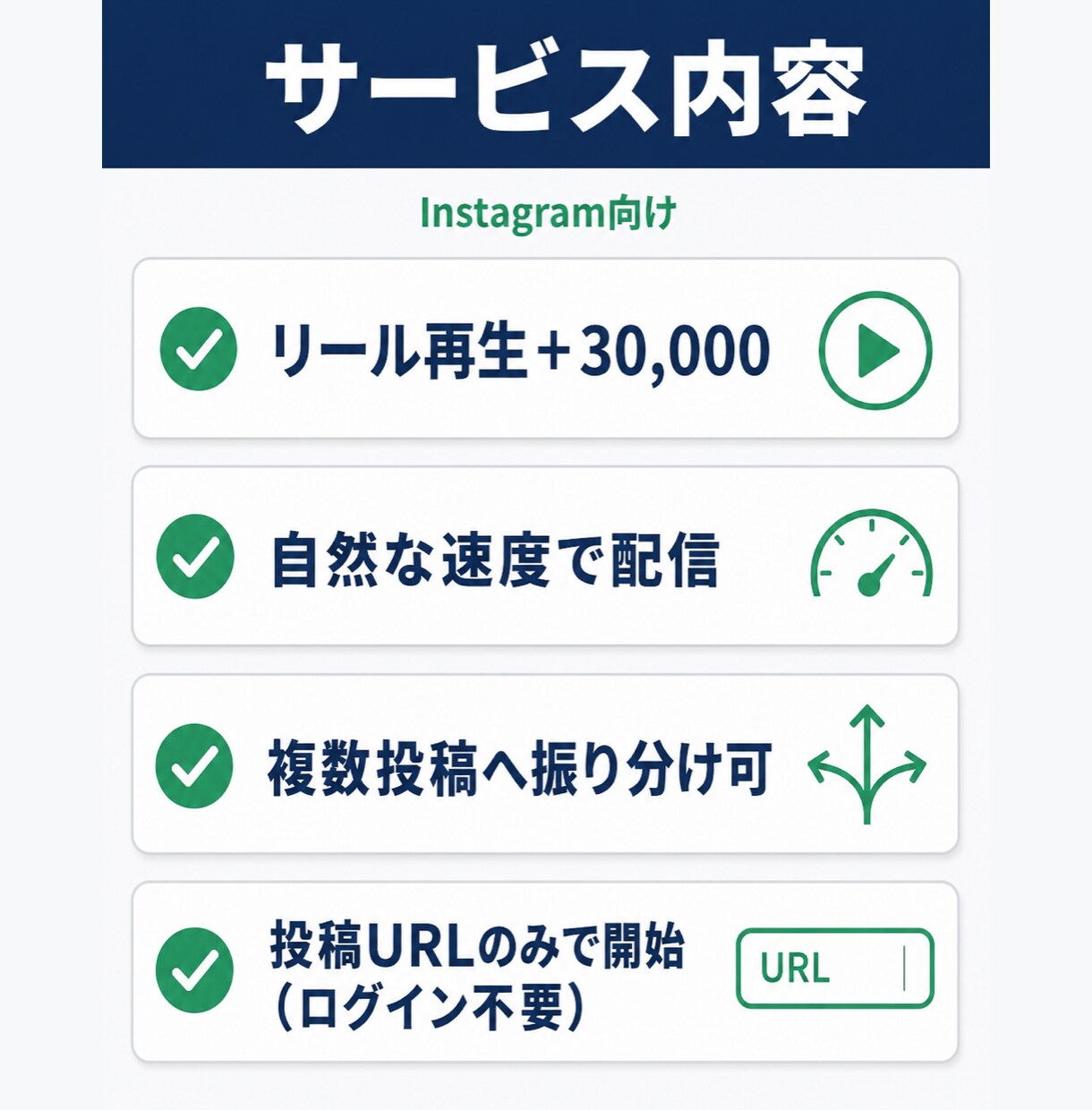 インスタリール再生回数＋30,000増やします ⭐️インスタ インスタグラム リール再生数　再生回数⭐️ イメージ2