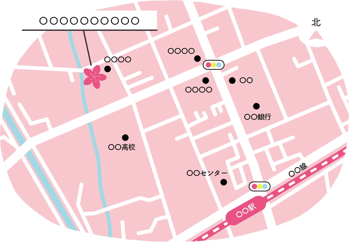 オリジナルMAPを作成します チラシやHP、名刺など幅広く使えるMAPをオリジナルデザイン イメージ5