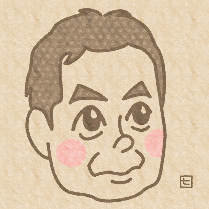 クラフト紙風似顔絵描きます 【ゆる似顔絵】クラフト紙に描いた風イラスト イメージ3