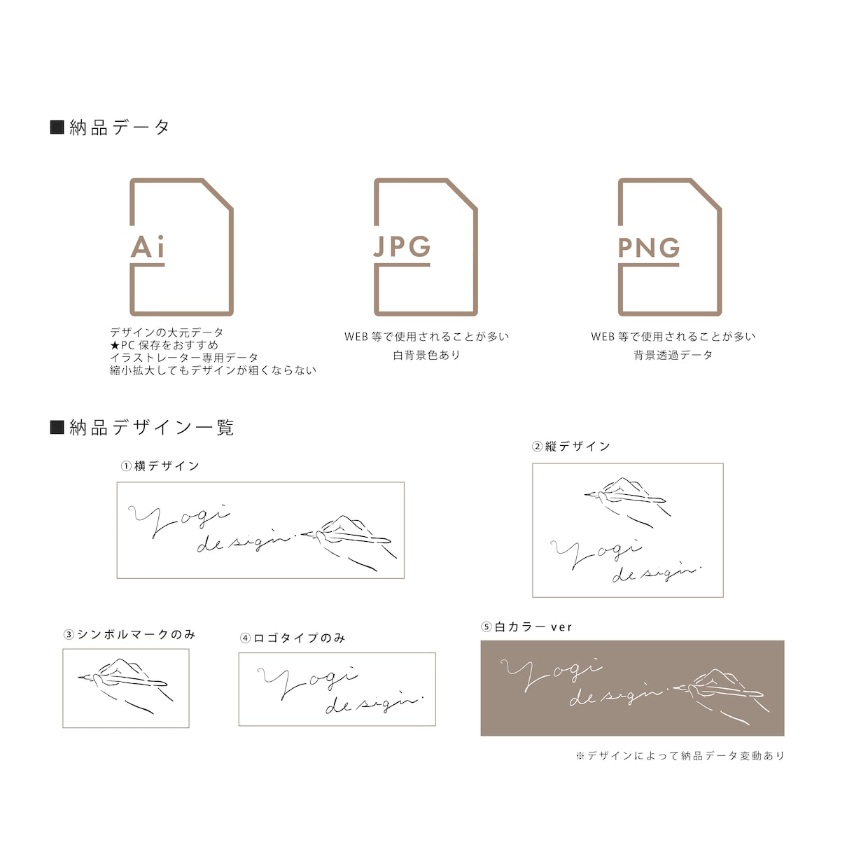 あたたかい手描きイラスト・文字ロゴ承ります シンプル・やさしい・ほっこりな印象お任せください イメージ10