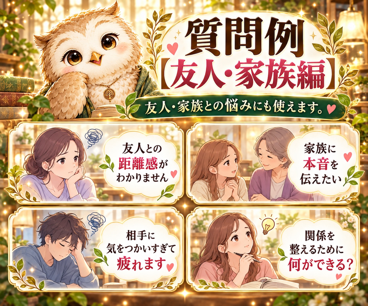 人間関係改善AIと使い方PDFをお届けします 職場・友人・家族のモヤモヤ整理に！質問例付き イメージ7