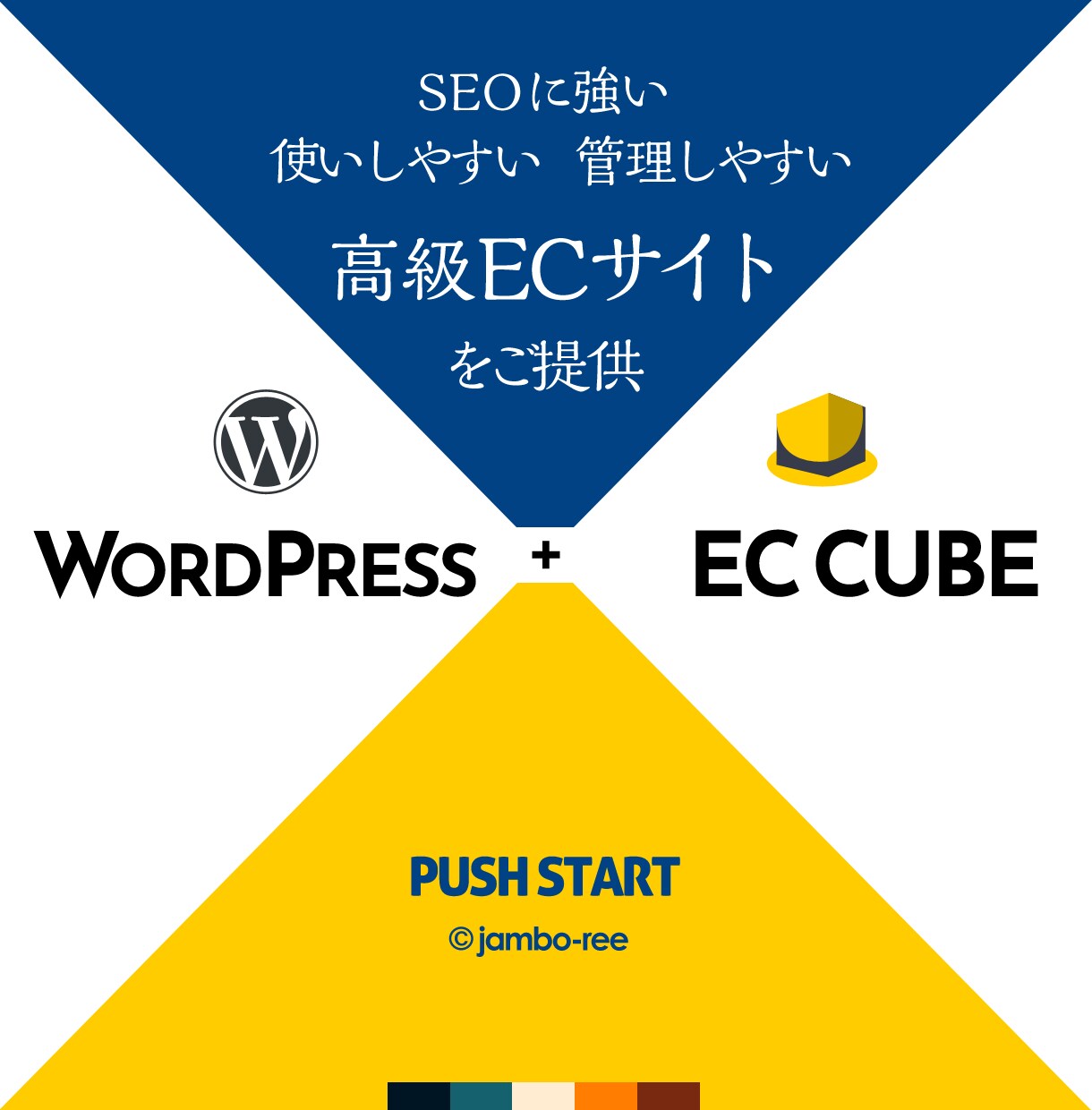 制限なし！他にない高級ECサイトを制作いたします ～WordPress＋ECCubeで、いいとこ取り！ イメージ1
