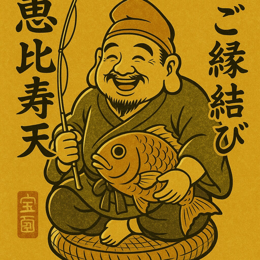恵比寿天様とのご縁結び　豊かさと福運をお繋ぎします 恵比寿天様ご縁結びで金運上昇、事業繁栄、豊穣福縁呼び込む祈願 イメージ1