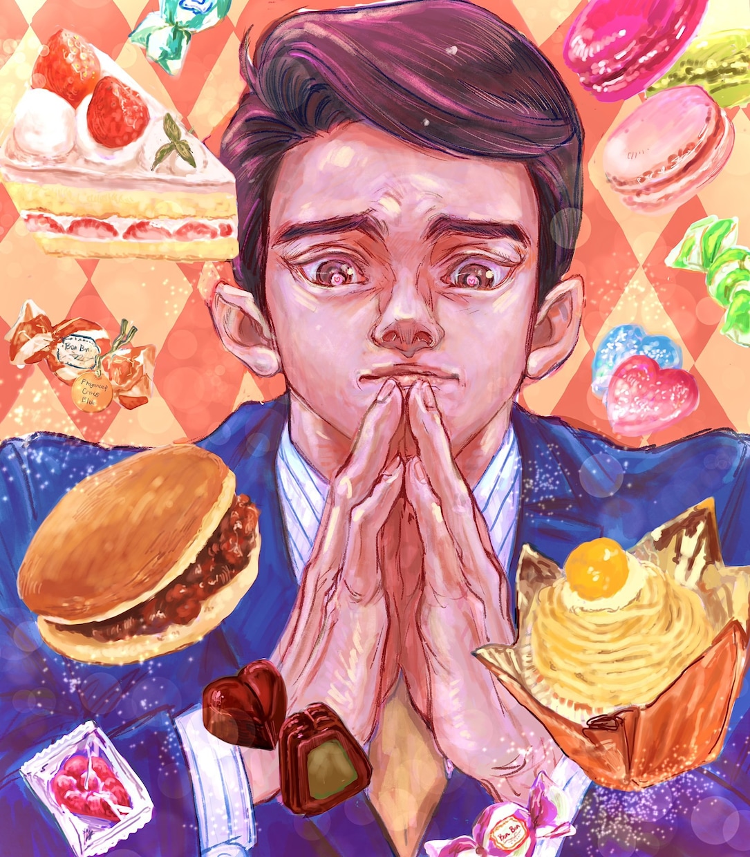 海と男性のイラスト描きます 海と男性をモチーフにしたイラスト描きます イメージ3