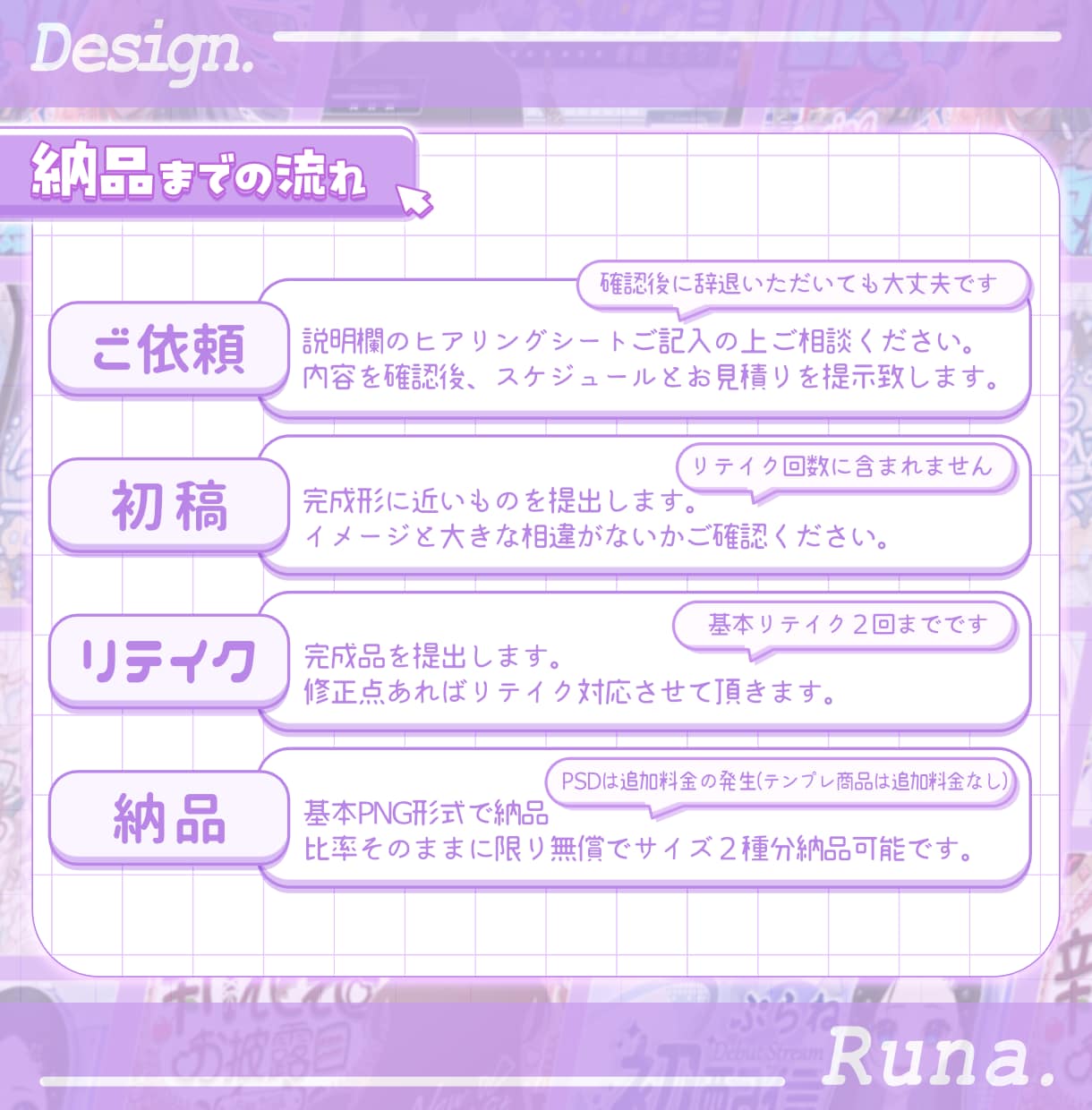 Vtuber様向け！配信サムネイル制作します 【セット商品多数】どんなジャンルもお任せください✨ イメージ2