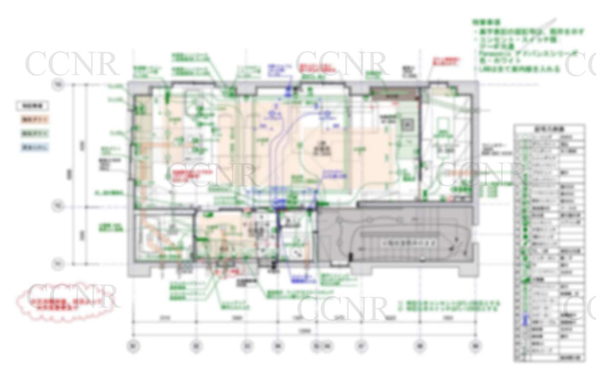 紙図面・手書き図・ラフプラン等をCAD化いたします AutoCAD or JW CADにてサポートいたします！ イメージ6