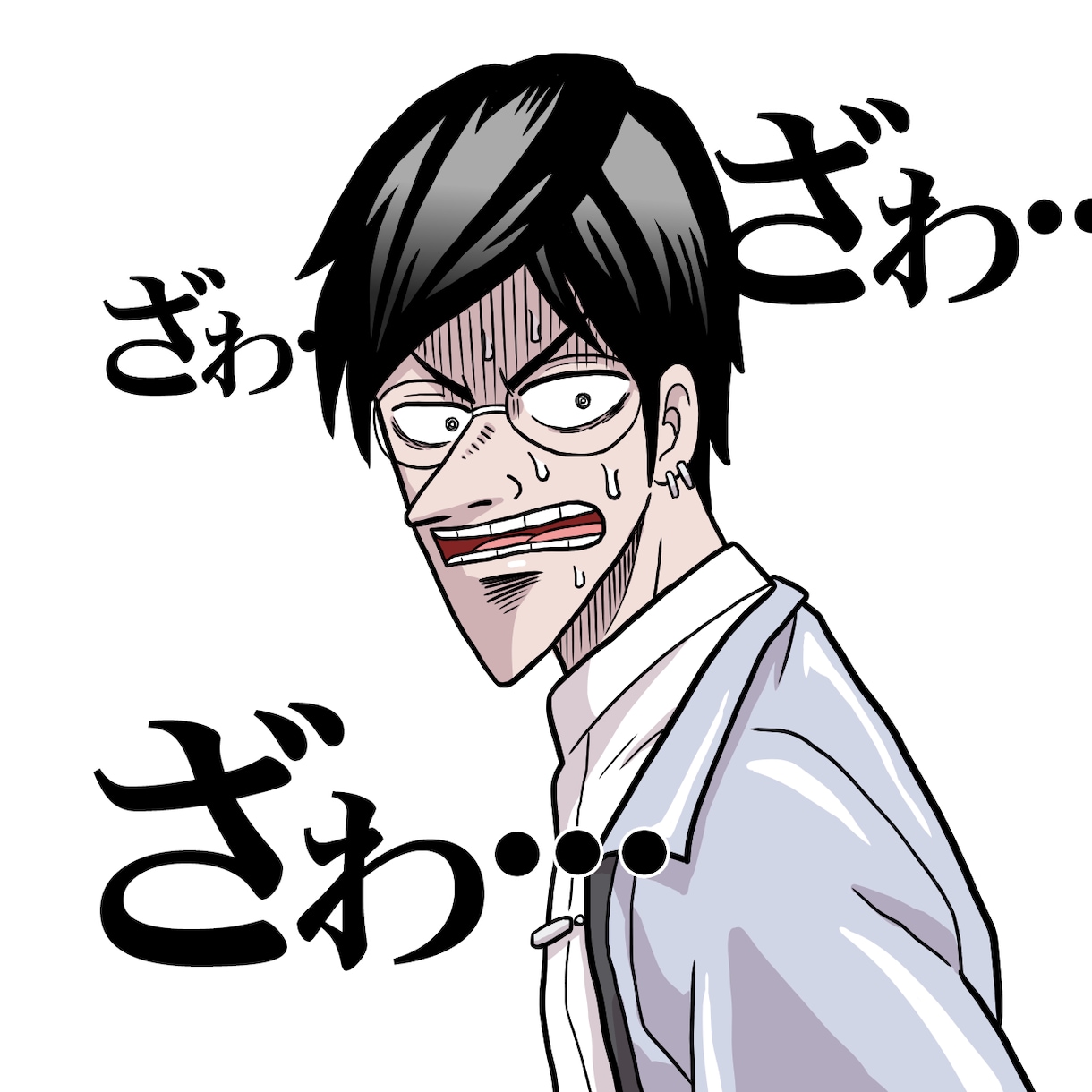 圧倒的…！ギャンブル漫画テイストの似顔絵を描きます 圧倒的な緊張感っ……！！勝負の世界観で、あなたを主人公に。 イメージ6