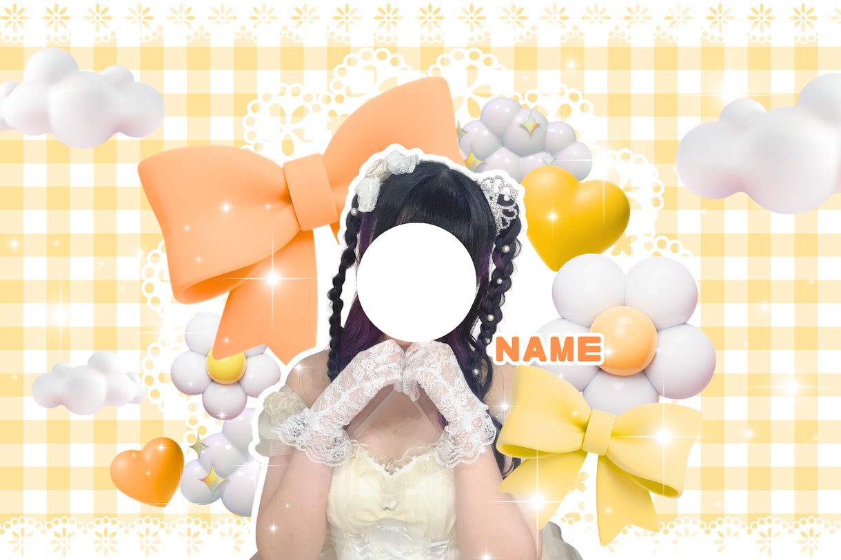 アイドル、活動者、コンカフェ！映える画像作ります オリシャン、アイコン、宣材写真、フライヤー画像作ります！ イメージ1