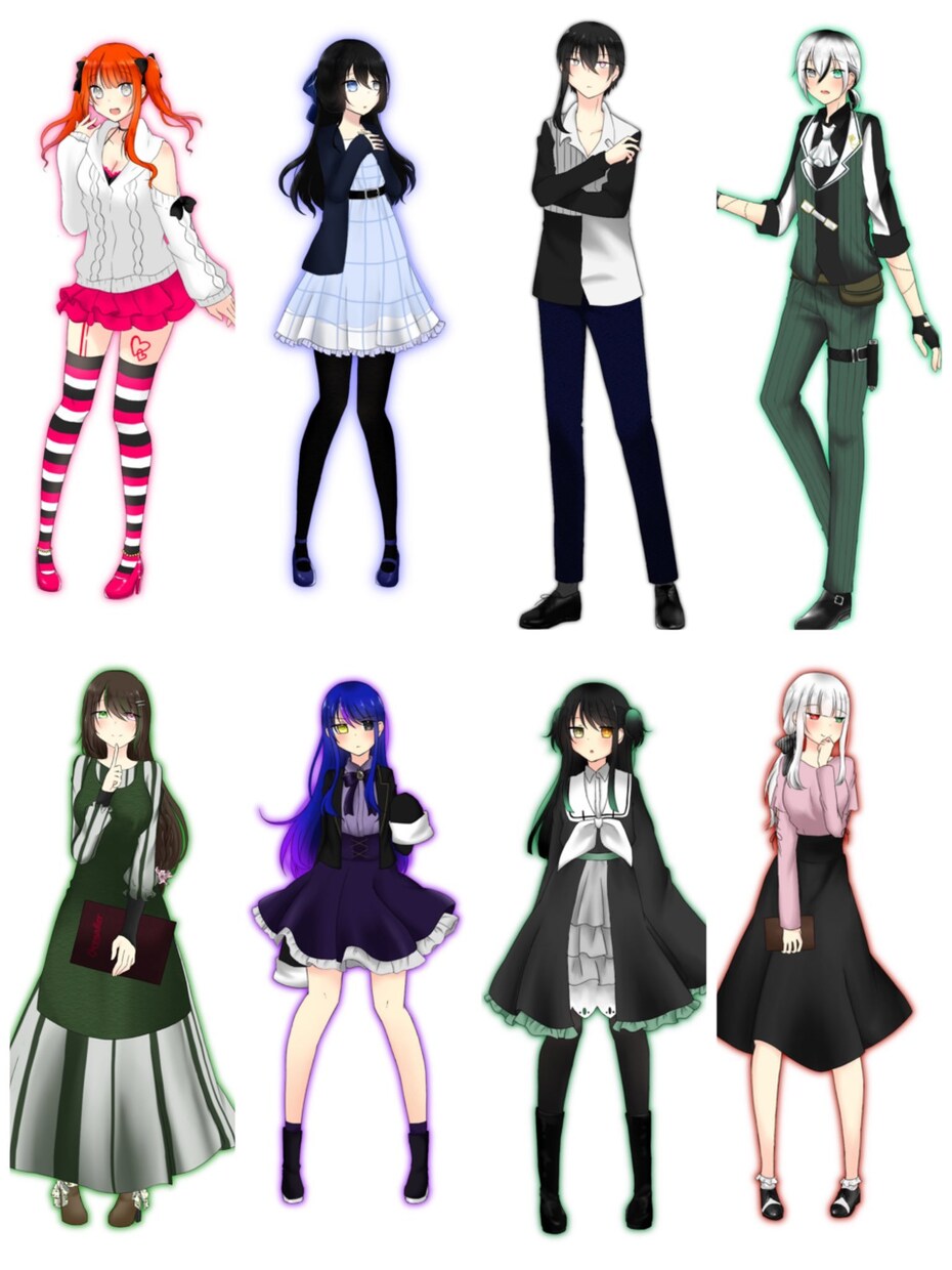 キャラクタービジュアルを制作致します ご要望をなるべく取り入れさせて頂きます。 イメージ5
