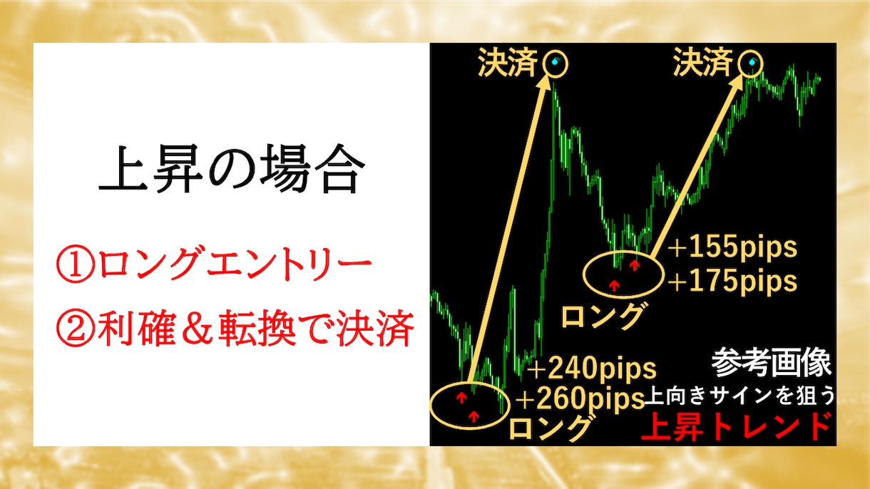 専業がガッツリ狙う無裁量プロ専用ツール提供します １時間足スイング手法とデイトレードの鉄板スキル相場観を習得へ イメージ3
