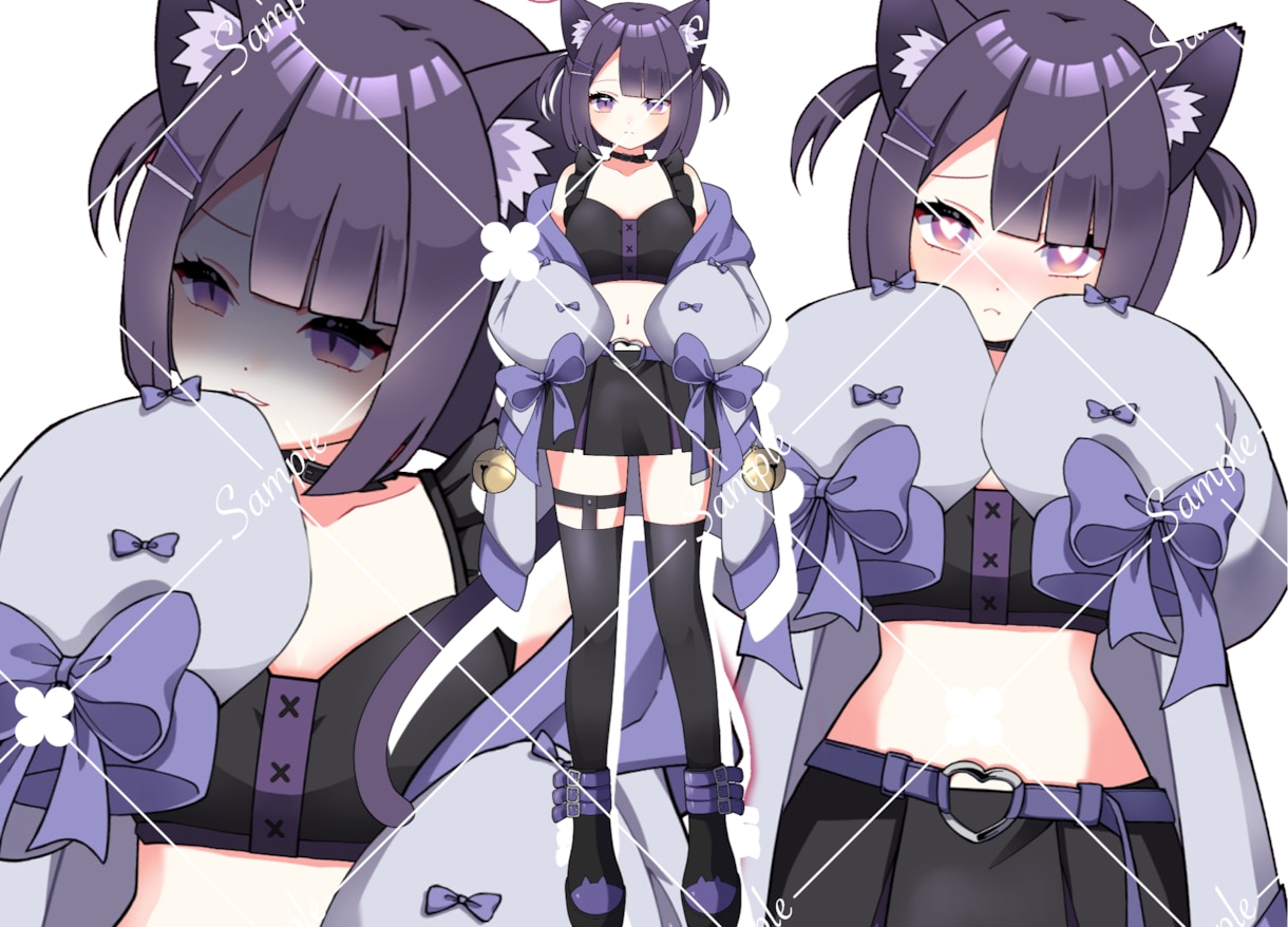 １枚絵のパーツ分けご相談ください。対応します VtuberLive2dモデリング対応中 イメージ3