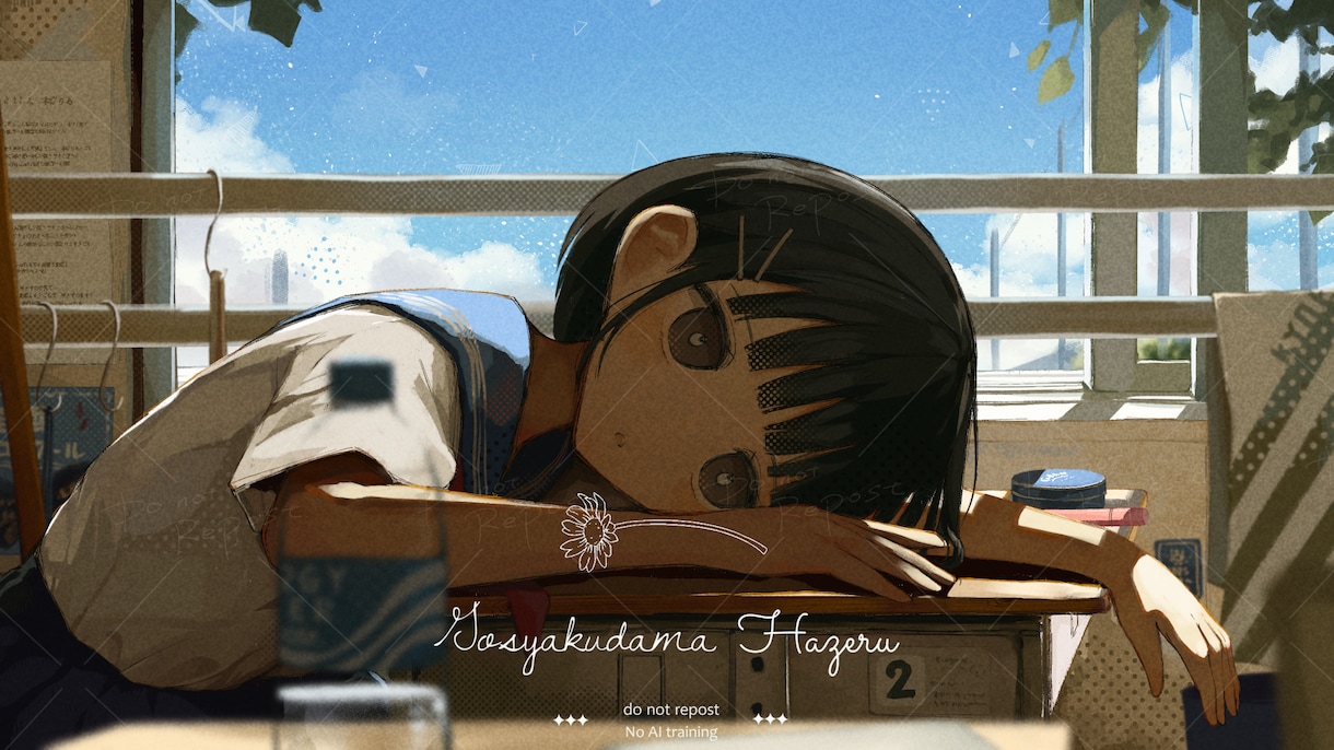 背景付きキャラクターイラスト描きます 丸投げでサムネイル作成　MV、楽曲ジャケット、表紙など イメージ7