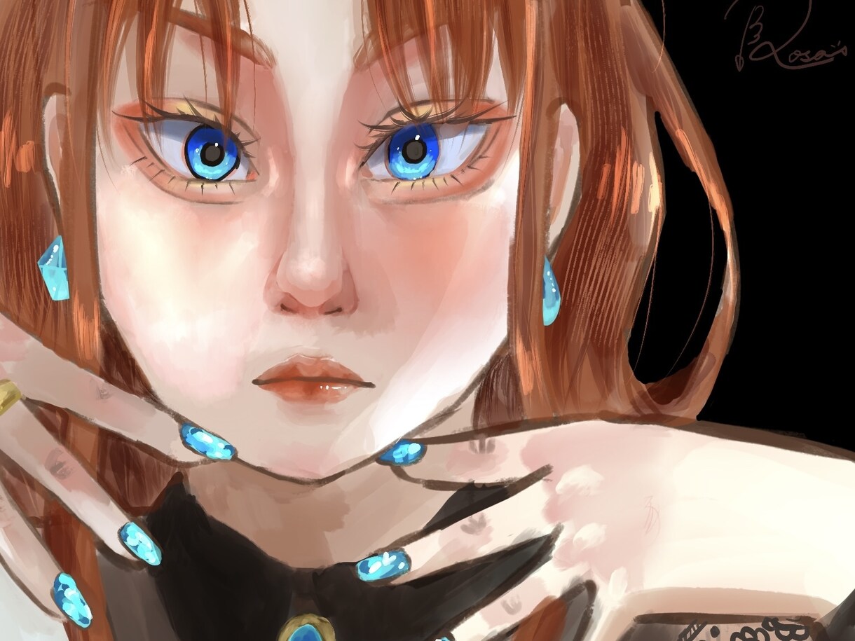 厚塗りで雰囲気のあるSNSアイコンを制作します あなたの「うちの子」の魅力を、アイコンに。 イメージ1