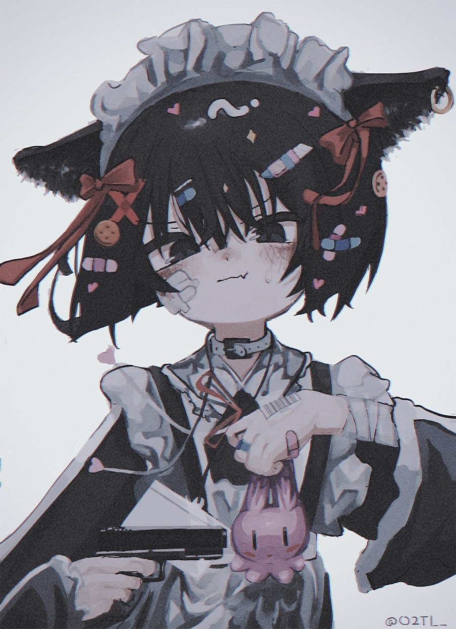 病みっぽい絵柄でアイコンを描きます SNSの裏アカウントや日常アカウントにおすすめです! イメージ1