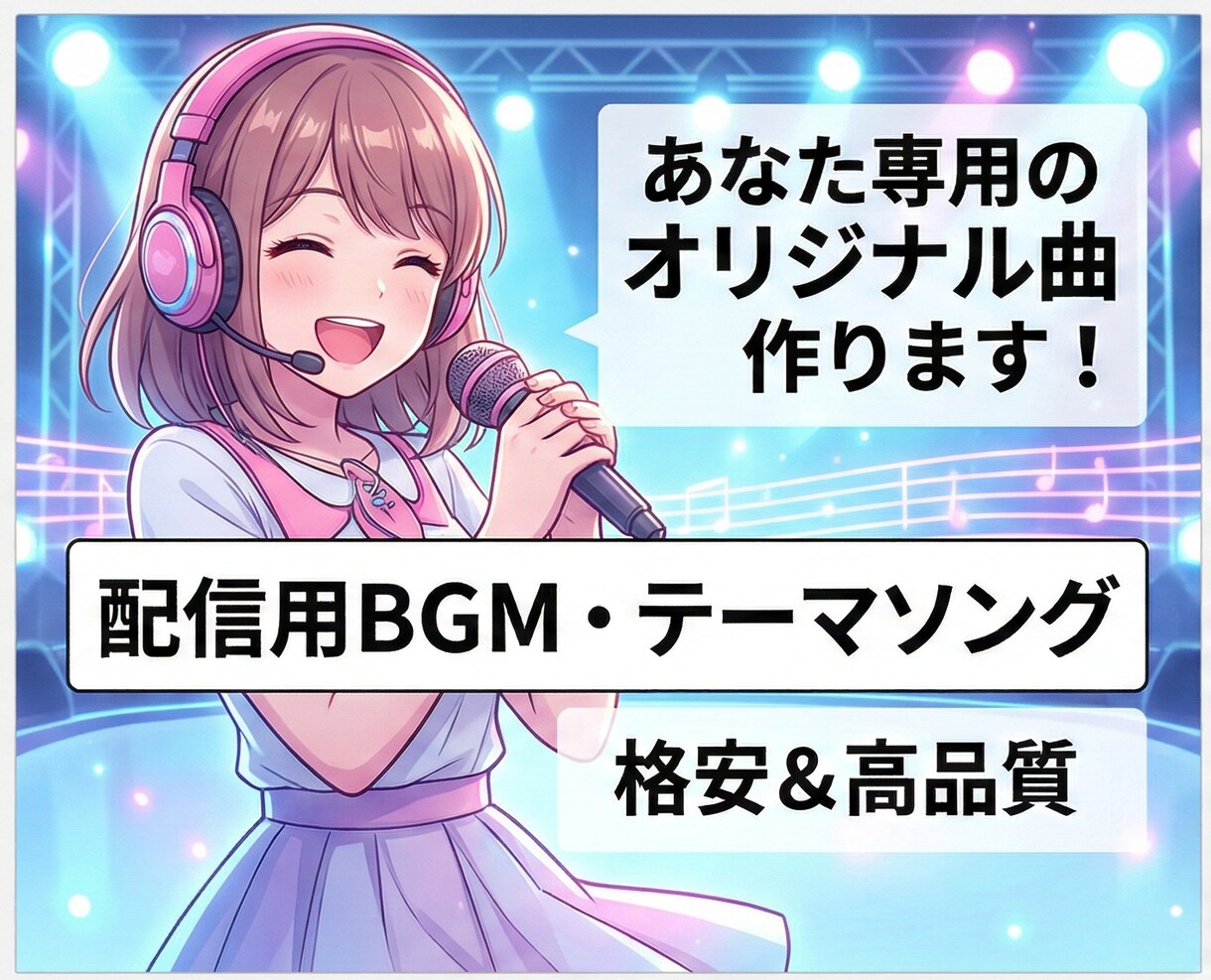 ポケカラ枠主・配信者様へ！オリジナル曲を作ります 「枠の常連さんも大盛り上がり！絆が深まる世界に一つのテーマ曲 イメージ1