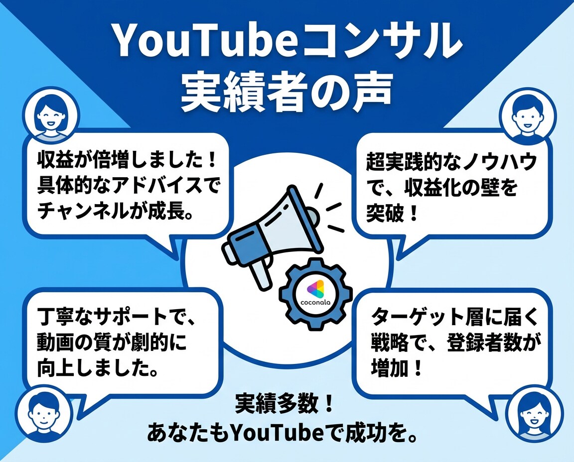 動画4本で収益化したノウハウでコンサルします 広告収益、月5万円未満のチャンネルを改善して収益UP イメージ5