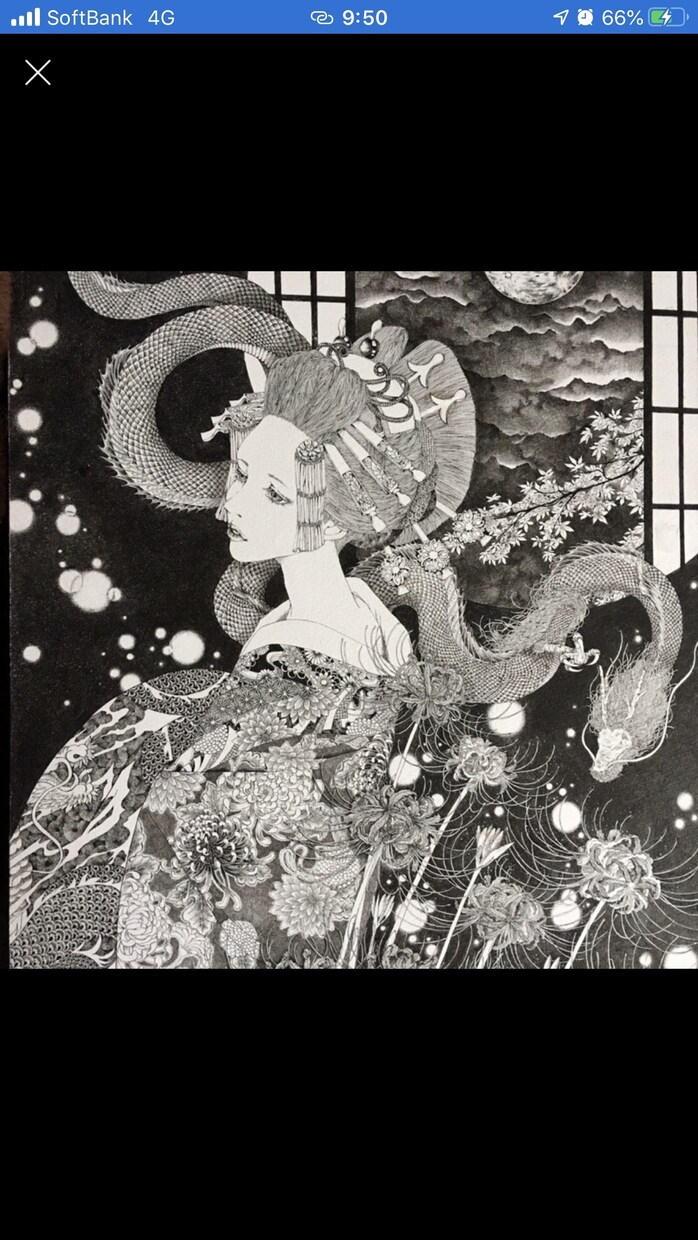 細かい線画制作いたします 世界観のある綺麗目なイラストを制作いたします。 イメージ3