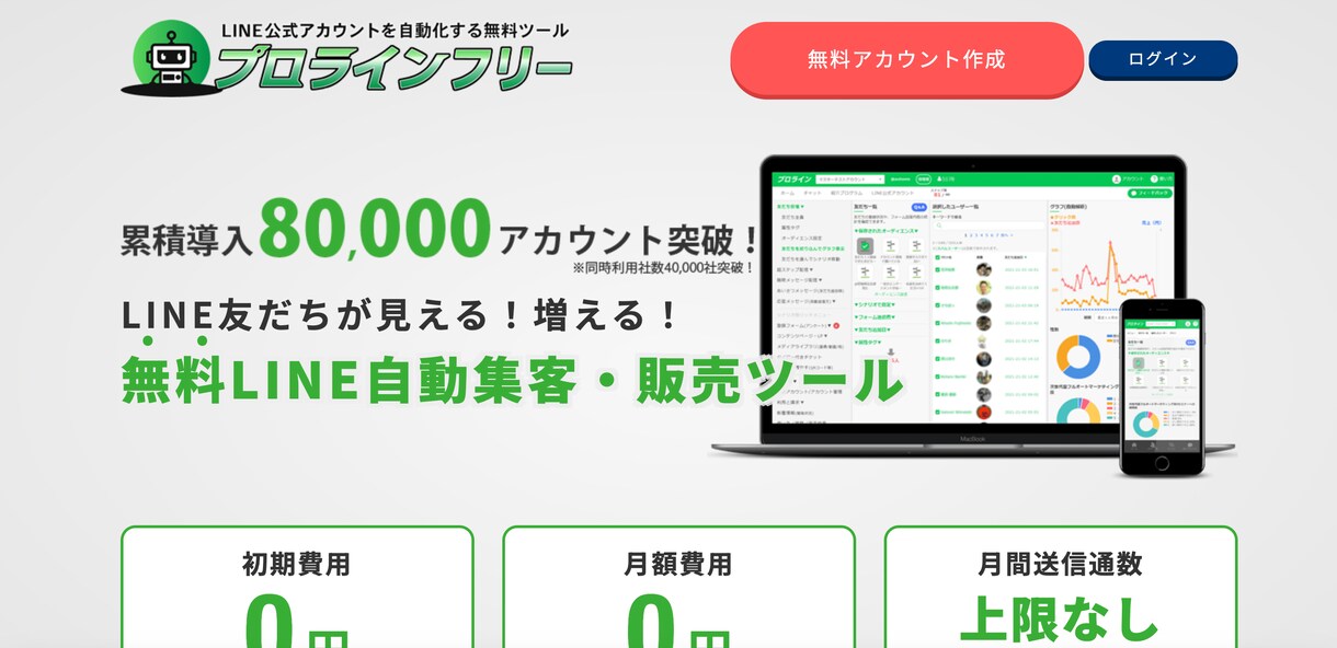 公式ライン拡張ツールで自動化、集客、売上upします プロラインフリーを使ってあなたのビジネスを劇的に加速させます イメージ1