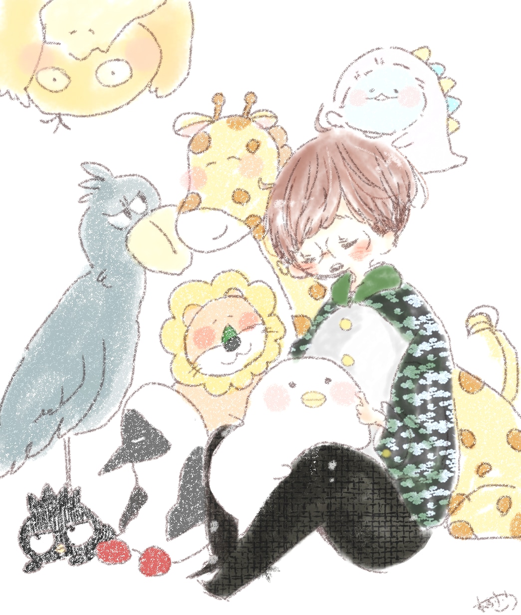 ゆるくて可愛いアイコン描きます 自分用やお友達、恋人とのペア画にどうでしょうか☺︎ ︎ イメージ2