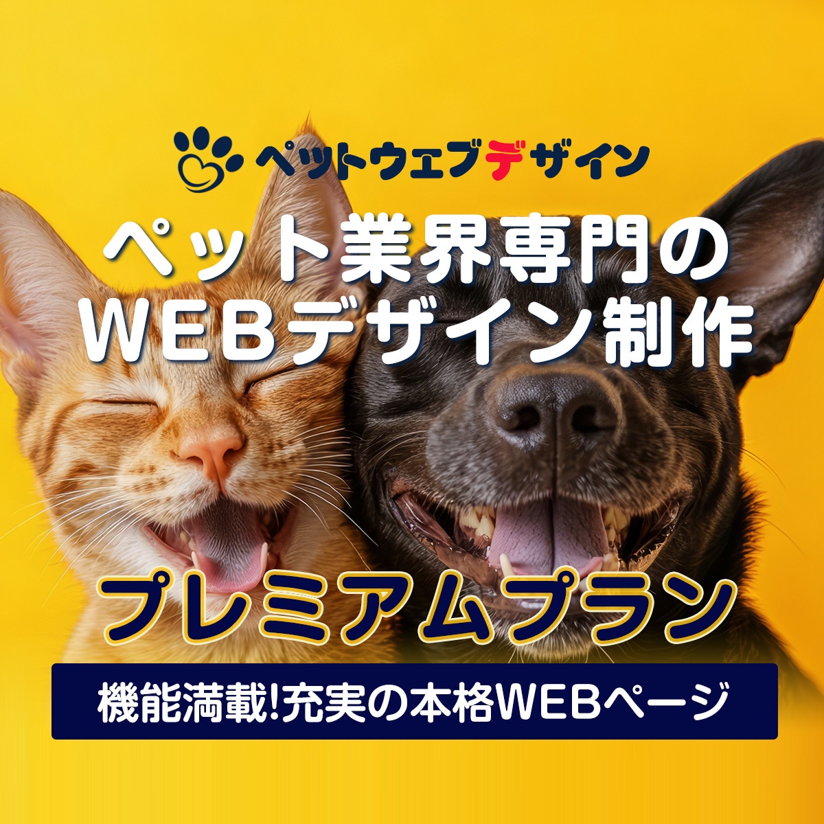 ペット業界に特化した本格WEBページを作成します 集客・信頼に繋げる“導線重視”のホームページを丁寧に制作！ イメージ1