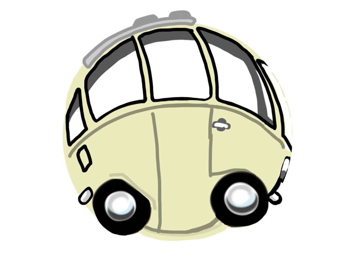 丸いアイコンイラスト作成　あなたのお車を　サンプルのようなイラストに＾＾ イメージ3