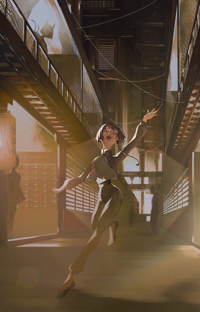 イラスト｜アナログのようなデジタル絵を描きます 頭に残る個性的で物語の様な世界観 イメージ3