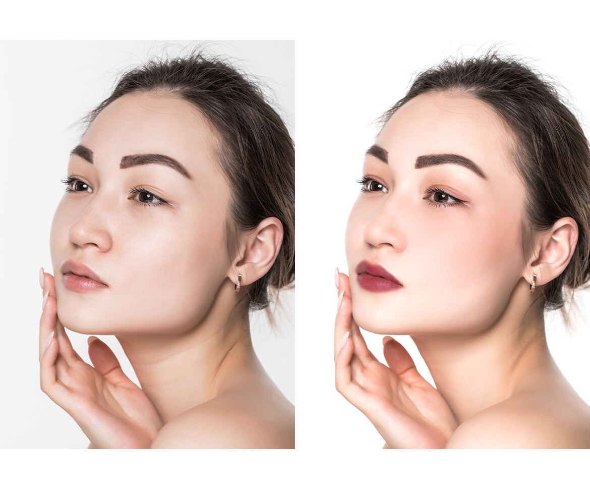 人物写真を【魅力的にレタッチ】します 女性プロカメラマンによるレタッチ！メイクアップも可能 イメージ7