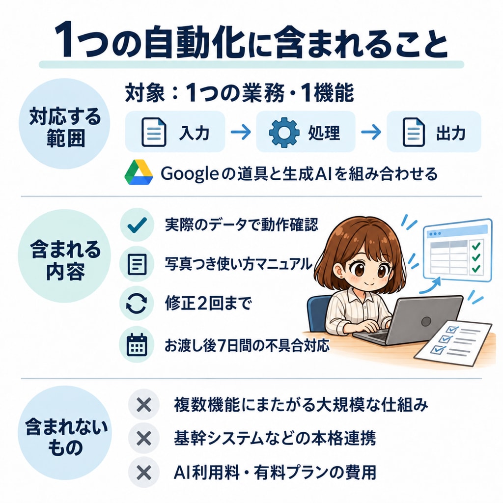 手作業を自動化して生産性を上げます 手作業が1つ仕組みに移る｜使い方マニュアル付き・初心者OK イメージ3