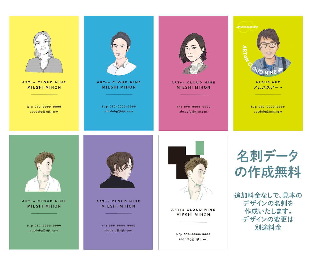 おしゃれなシンプルタッチ似顔絵をお描きします はめまして！2023年6月24日ココナラStartしました。 イメージ3
