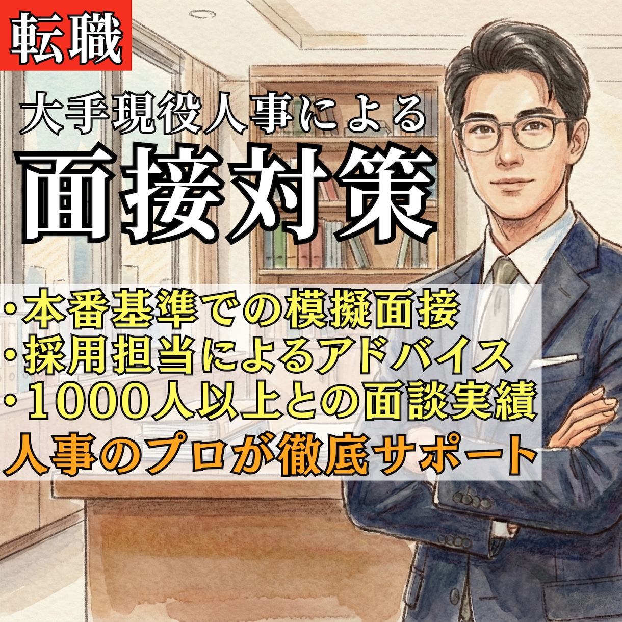 大手現役人事が面接対策をします 【本番を想定した模擬面接】現役の採用担当の目線で具体的に解説 イメージ1