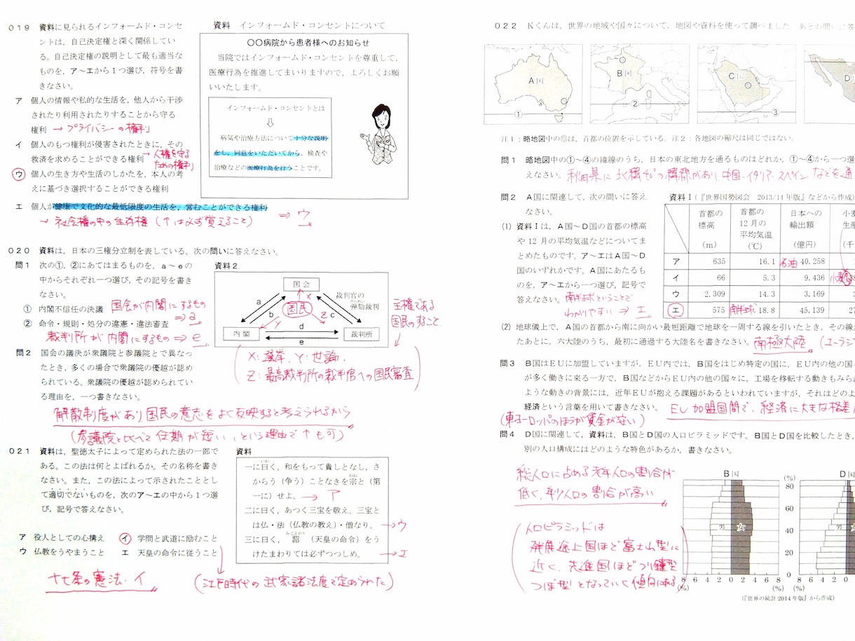 埼玉の方限定！公立高校入試の社会の対策問題作ります 入試に出そうな問題を集めた問題集で合格をつかもう イメージ2