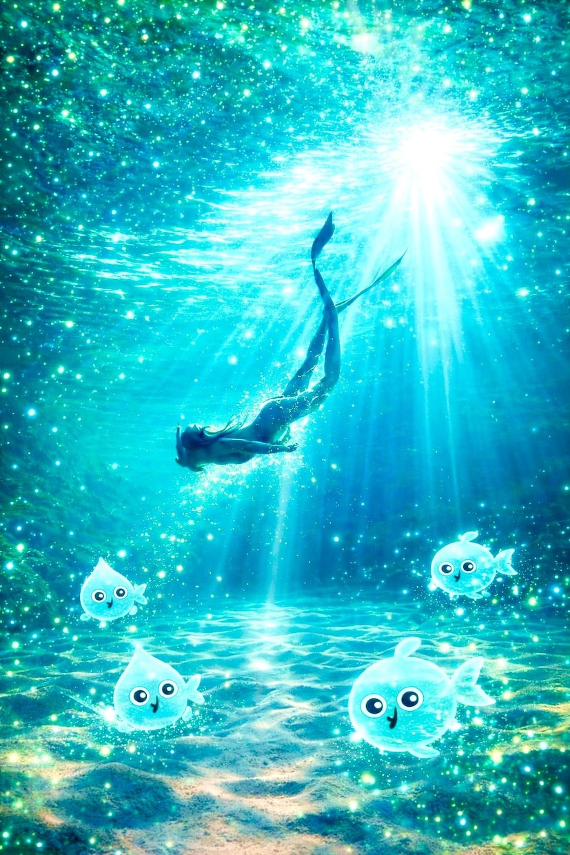 幻想的でキラキラ輝くアート画像を制作します 見る人の心を惹きつける幻想アートキラキラ輝く夢のような世界 イメージ8