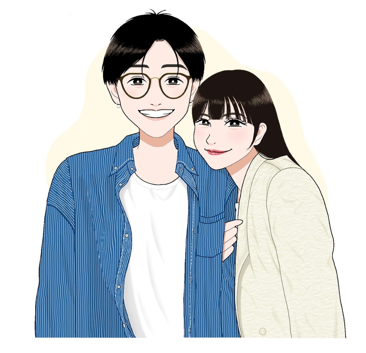 モニター価格！そっくりで可愛い似顔絵を描きます ｢似てる！｣と喜ばれる♡ 記念日や贈り物にぴったり！ イメージ2