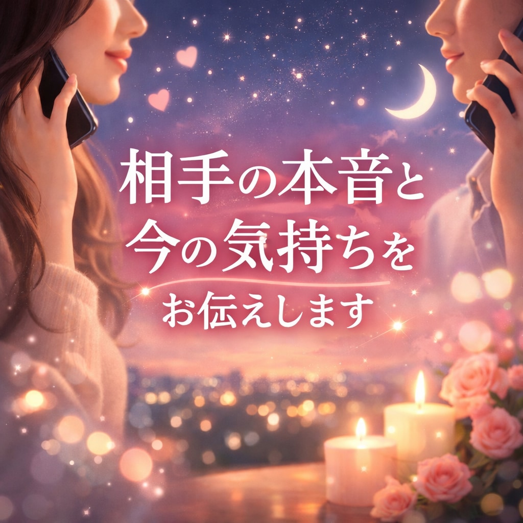相手の本音と今の気持ちをお伝えします 相手の本音がわかり、これからどう動けばいいかが見えます。 イメージ1