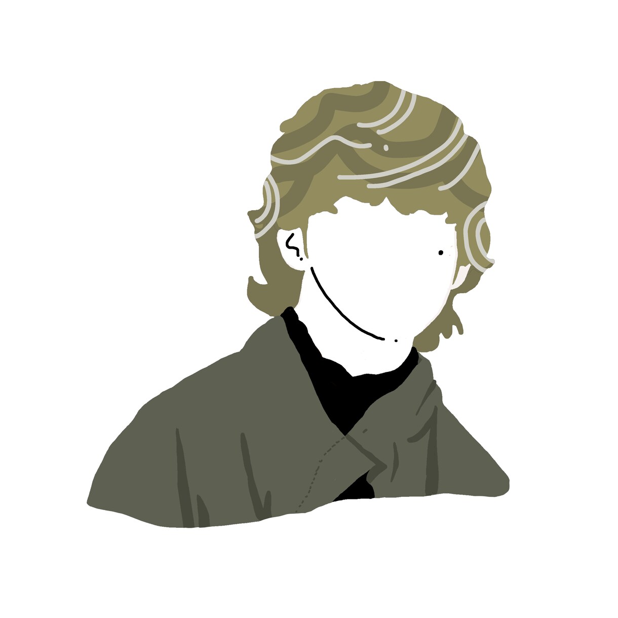シンプルな暖かい手書きイラストでアイコン描きます おしゃれなカラーセレクトでもっと自分を好きになるアイコンを☆ イメージ2