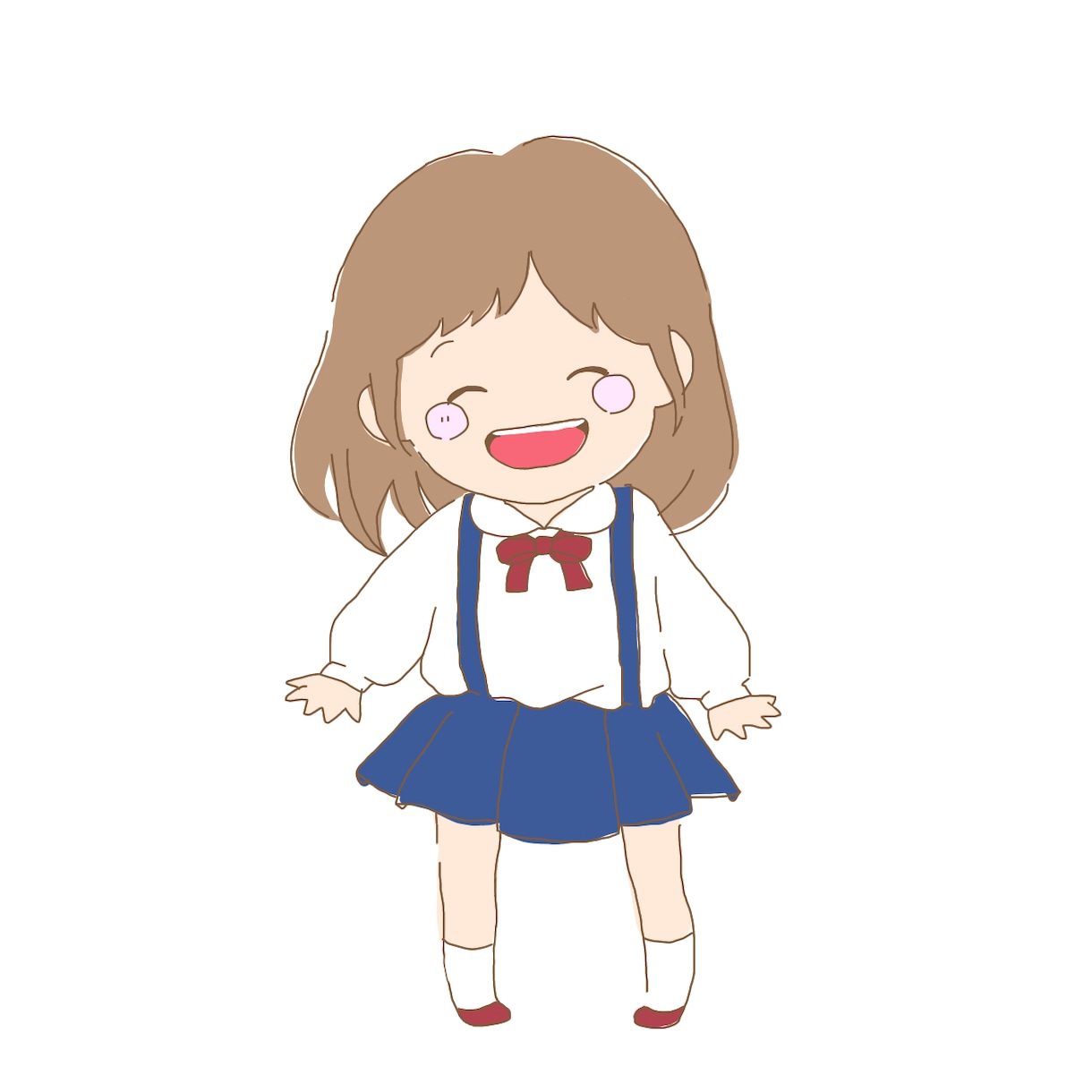 ふんわりゆるっとタッチのオリジナルイラストできます 学生さんやお子様のイラストを描いてほしいかたにぴったりです！ イメージ3