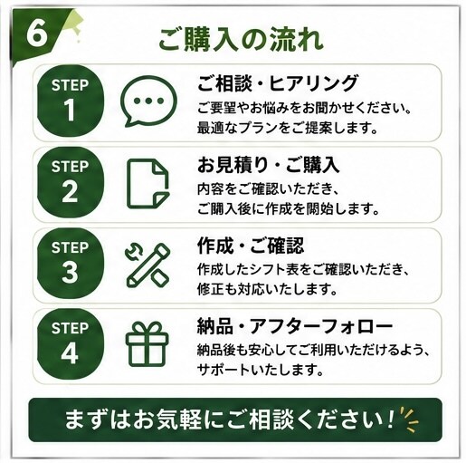 飲食店向けシフト管理表を作成します シフト管理自動化Googleフォーム連携シフト表作成します イメージ6