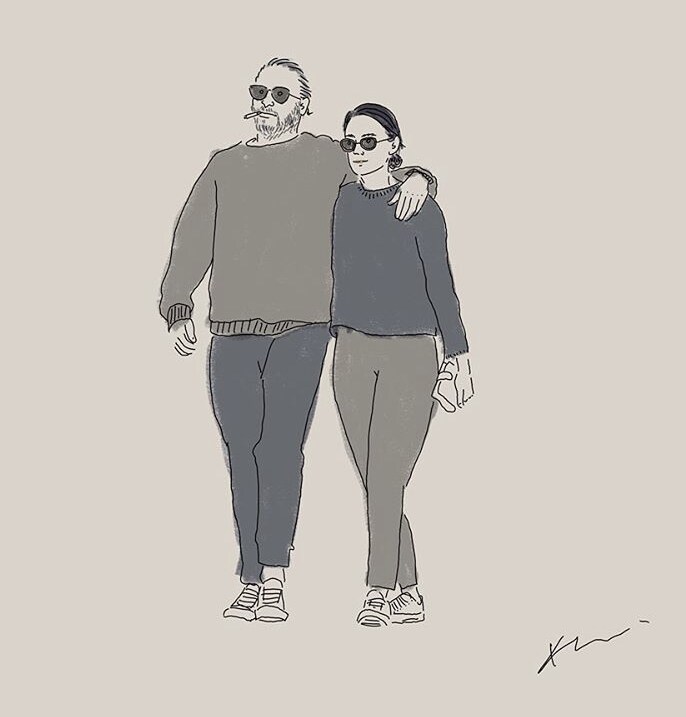 お写真をオシャレにイラストにします シンプルにオシャレな似顔絵を求めている方におすすめ イメージ7
