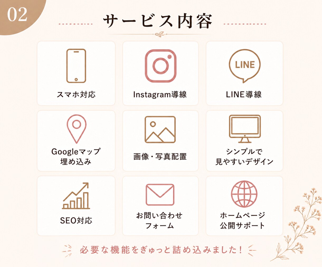 AI活用で低コストなLP・ホームページ制作します 先着3件限定｜実績掲載OKな方モニター価格（6/31まで） イメージ2