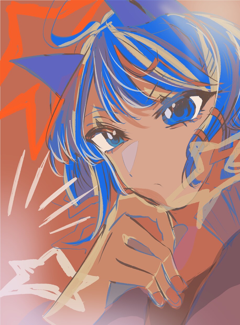 SNSアイコン用の美男子、美女、美しい絵描きます アイコン作成。あなたの描いた簡単なラフからアイコン書きます。 イメージ6